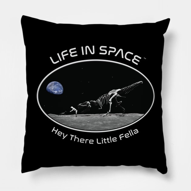 Life in Space: Hey There Little Fella Pillow by photon_illustration