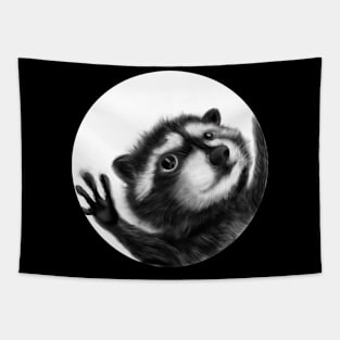 Pedro the Racoon Tapestry