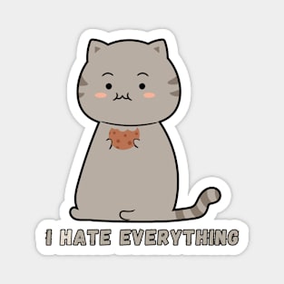 I Ate Everything - Cat Eating Cookies Magnet