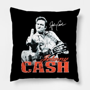 Johnny Cash Resounding Rhythms Pillow