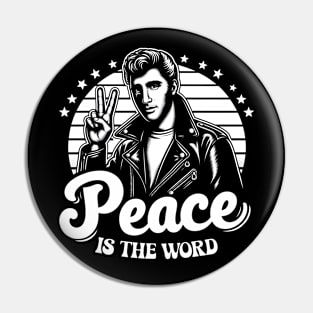 Peace is the Word Pin