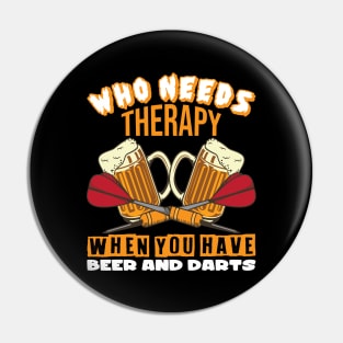 Beer and Darts Pin