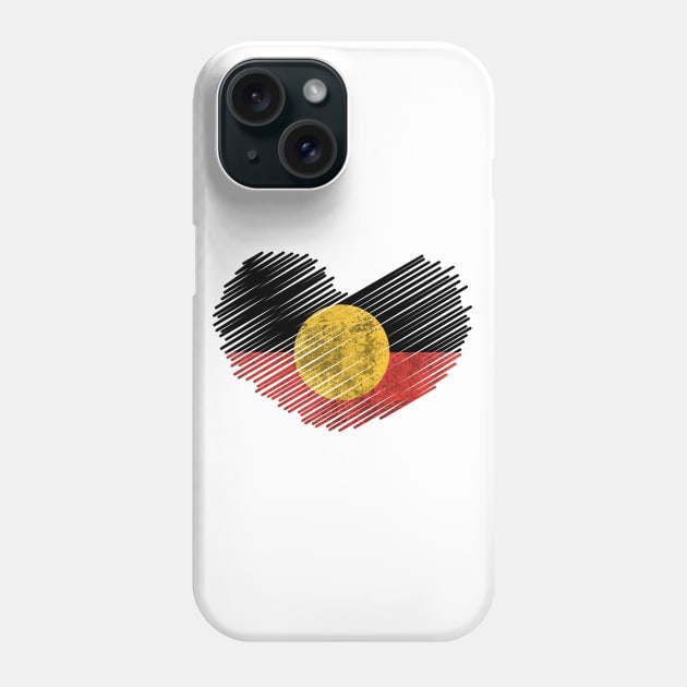 Aboriginal Flag Phone Case by CF.LAB.DESIGN