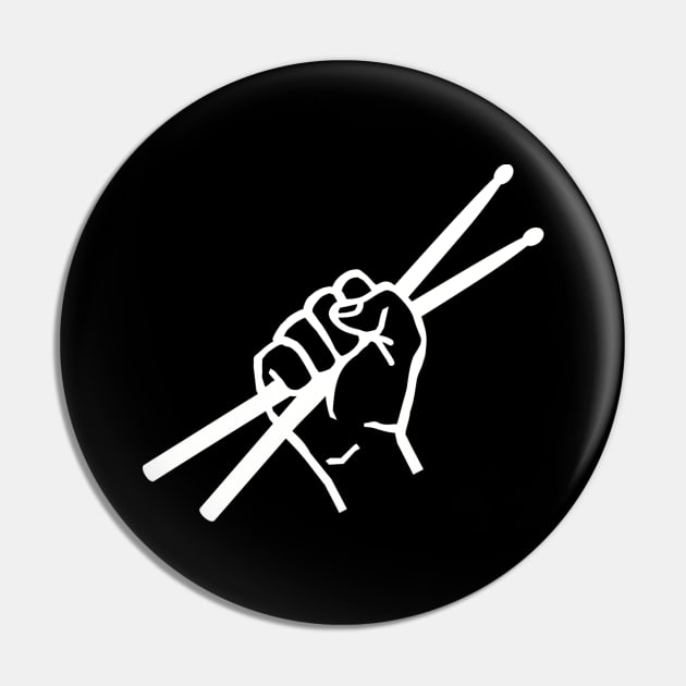 Drum sticks Pin by Designzz