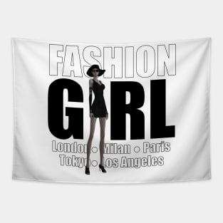 Fashion Girl Tapestry