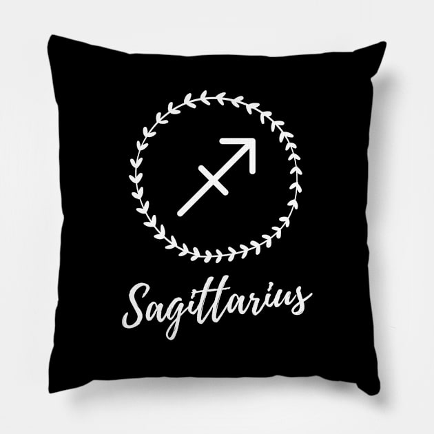 Sagittarius Zodiac - Astrological Sign Pillow by monkeyflip