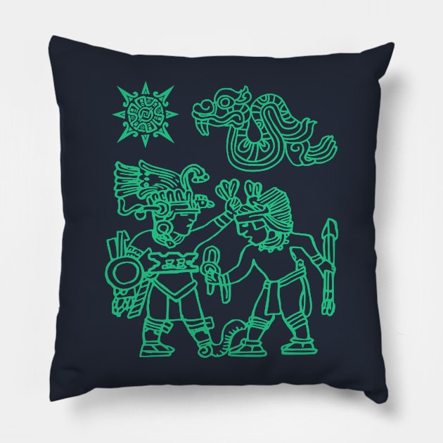 Aztec Maya Traditional Native Pillow by soulfulprintss8