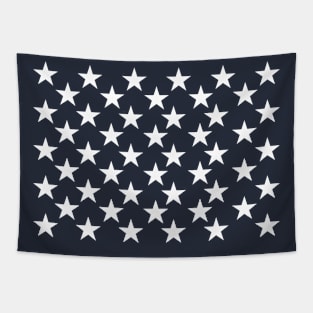 50 Stars of USA Flag 4th of July Tapestry