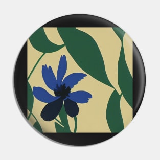 Beautiful Stylized Blue Flowers, for all those who love nature #201 Pin