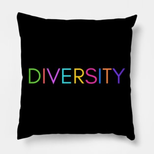 Diversity Tee Shirt Bright, Dark or Light Pillow