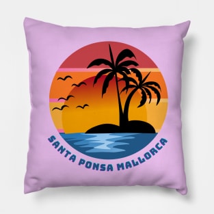 Santa Ponsa, Mallorca Spain Pillow