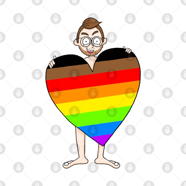 Gay Pride Heart by LoveBurty