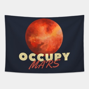 Occupy mars Tapestry