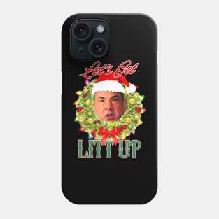 Let's Get Litt Up Funny Louis Litt up Ugly Christmas Sweater Phone Case