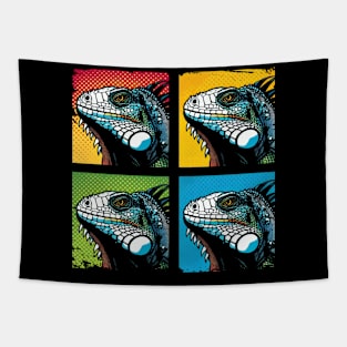 iguana full color Tapestry