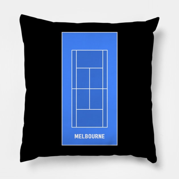 Australian Open Pillow by mapreduce