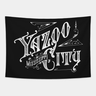 Vintage Yazoo City, MS Tapestry