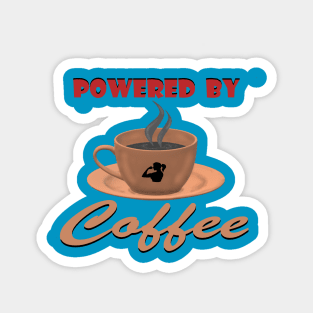 Powered by Coffee Lite Magnet