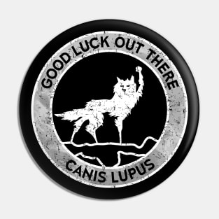 Fantastic Mr Fox - Wolf - Canis Lupus - Ring - Weathered Pin