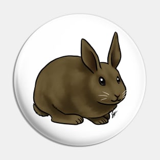 Small Mammal - Rabbit - Brown Netherland Dwarf Pin