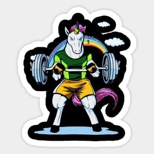 Unicorn Weightlifting T shirt Fitness Gym Deadlift Rainbow Gifts