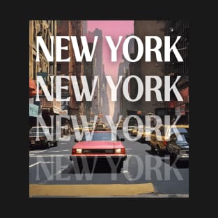 new york retro steet nyc T-Shirt