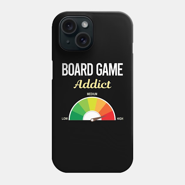 Funny Addict Board Games Phone Case by symptomovertake