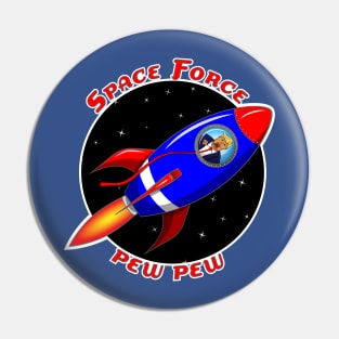 Space Force Pew Pew Pin