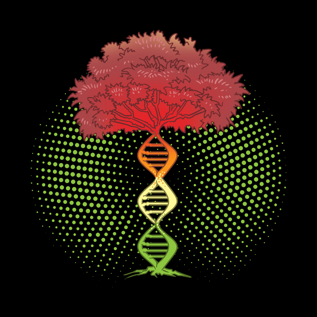 Tree Of World Living Tree DNA Biology Nature by ModernMode