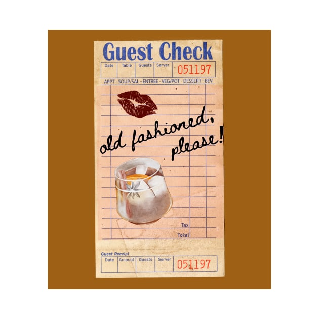 Old Fashioned Y2k Pink Guest Check Print by madiwestdal