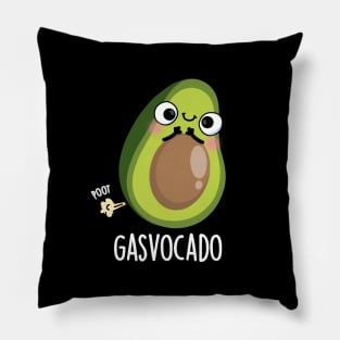 Gasvocado Funny Farting Avocado Pun Pillow