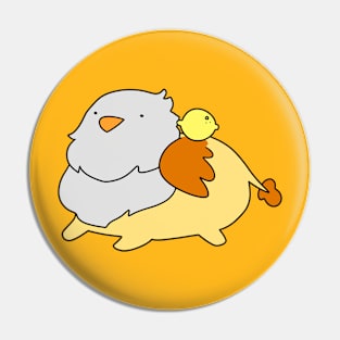 Lemon Griffin Pin