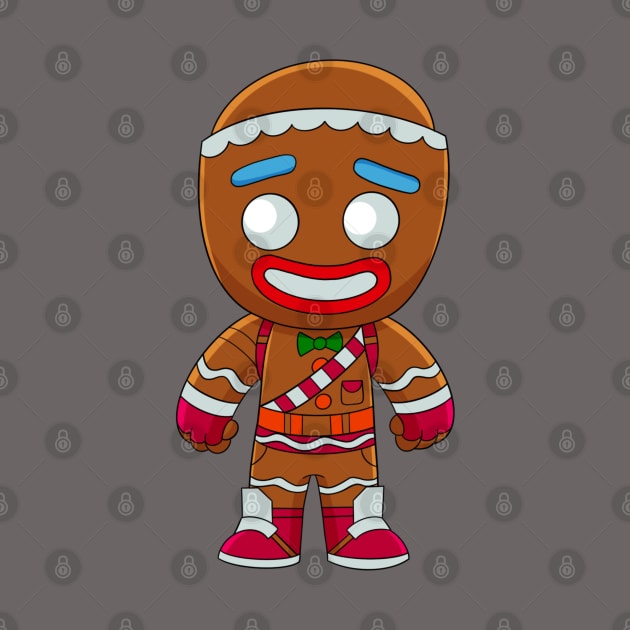 Gingerbread man, funny gingerbread man, Christmas baby by PrimeStore