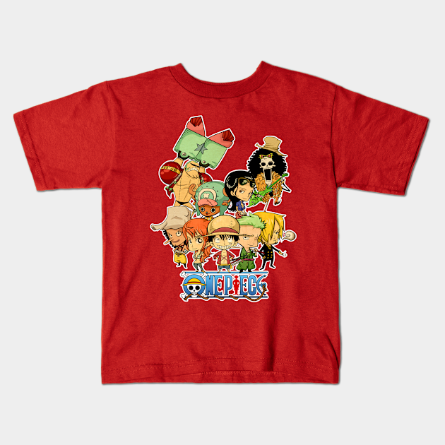 One Piece Mugiwara Pirates Mugiwara Kids T Shirt Teepublic Uk