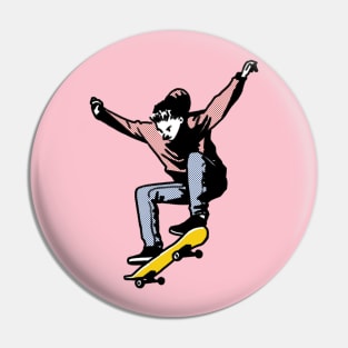 skateboarder Pin