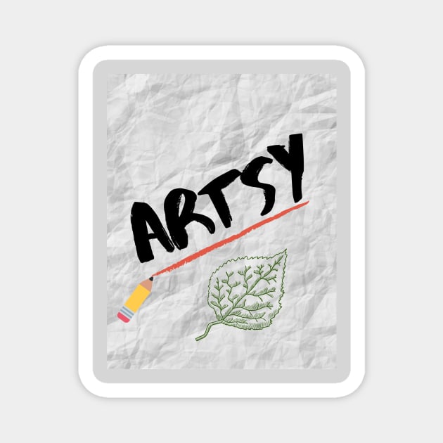 Artsy Magnet by Doodle.Bug.Tees