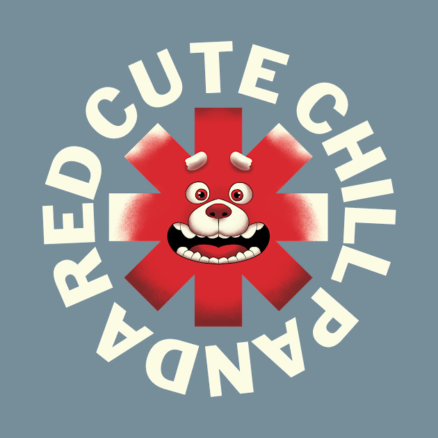 Discover Red Cute Chill Panda - Movie - T-Shirt