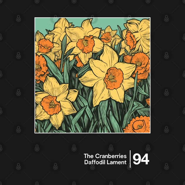 Daffodil Lament - Minimal Style Illustration Artwork by saudade