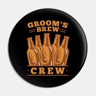 Wedding Party Brew Bond Pin