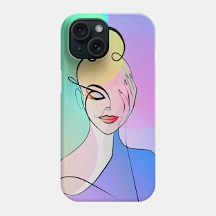 Woman Illustration - Pop Art Phone Case