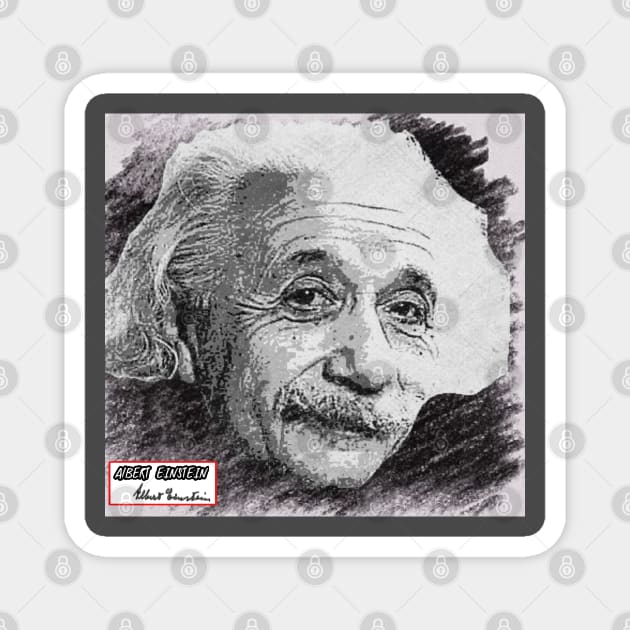 Albert einstein Magnet by martastudio