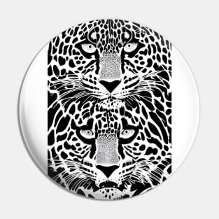 Best mate Amur leopard Pin