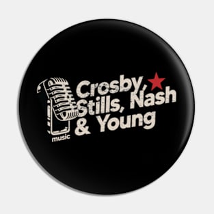 Crosby, Stills,Nash & Young / Vintage Pin