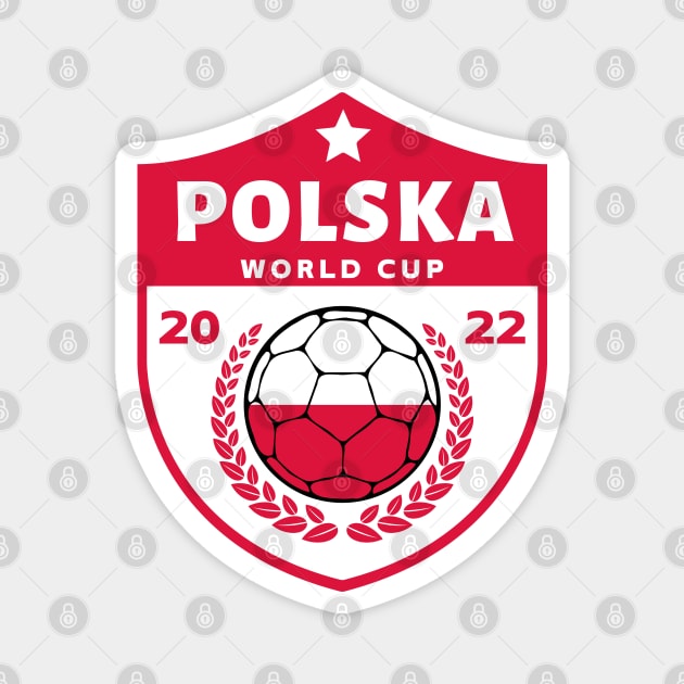 Polska Football Magnet by footballomatic