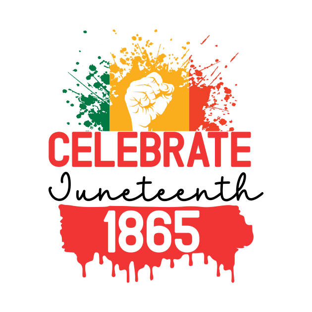 Celebrate juneteenth 1865 by Fun Planet