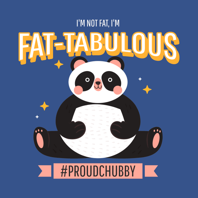 Chubby Panda by Tip Top Tee's