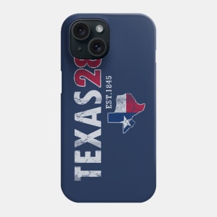 Texas 28th State 1845 Vintage Texan Phone Case