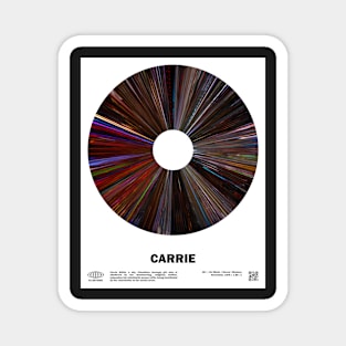 Carrie Warp Barcode Movie Magnet