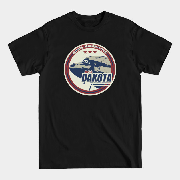 Disover DC-3 Dakota - Classic Aircraft - T-Shirt