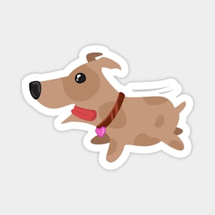 Cute Dog Design Art Magnet